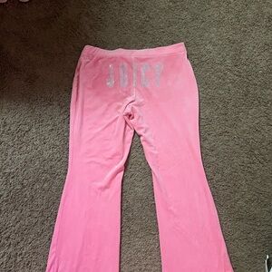 Juicy Couture Pink Velour Lounge Pants